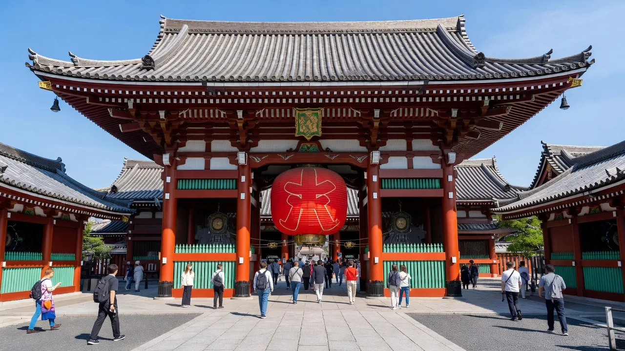 東京・浅草寺の雷門