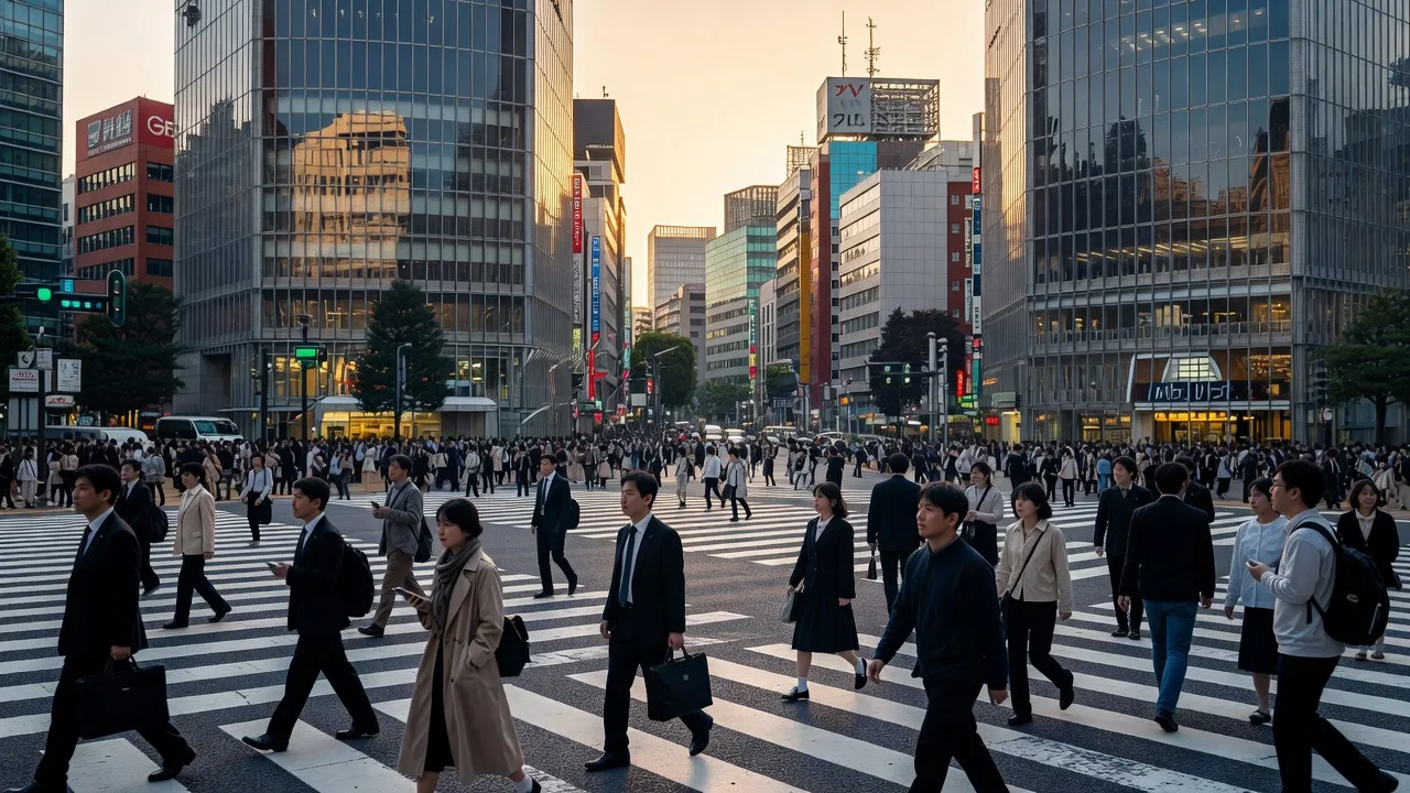 東京・渋谷スクランブル交差点